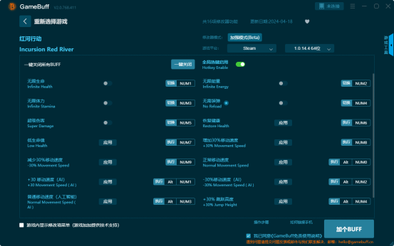 Incursion Red River修改器